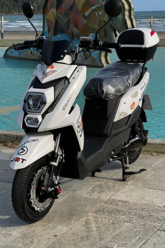 Scooter elétrica Soul Electric branca