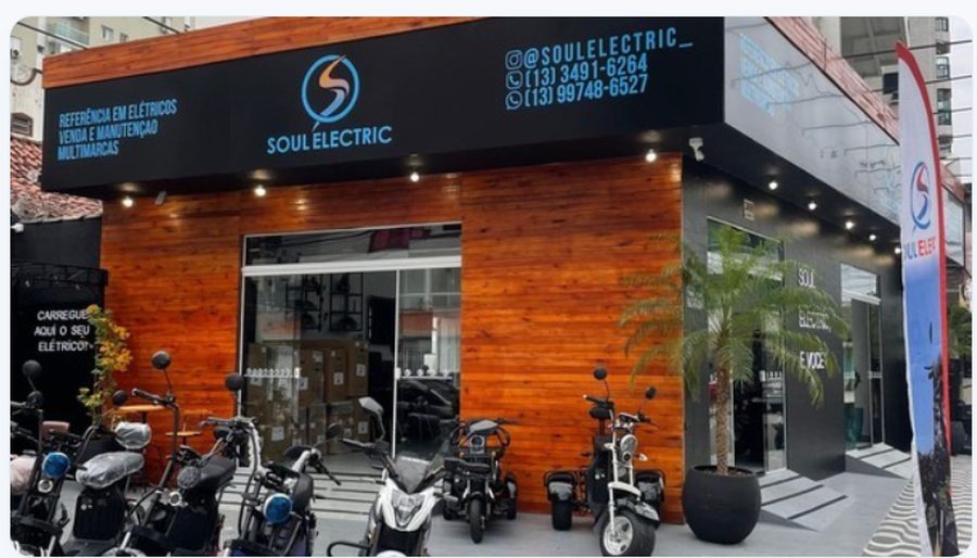 Fachada da loja Soul Electric